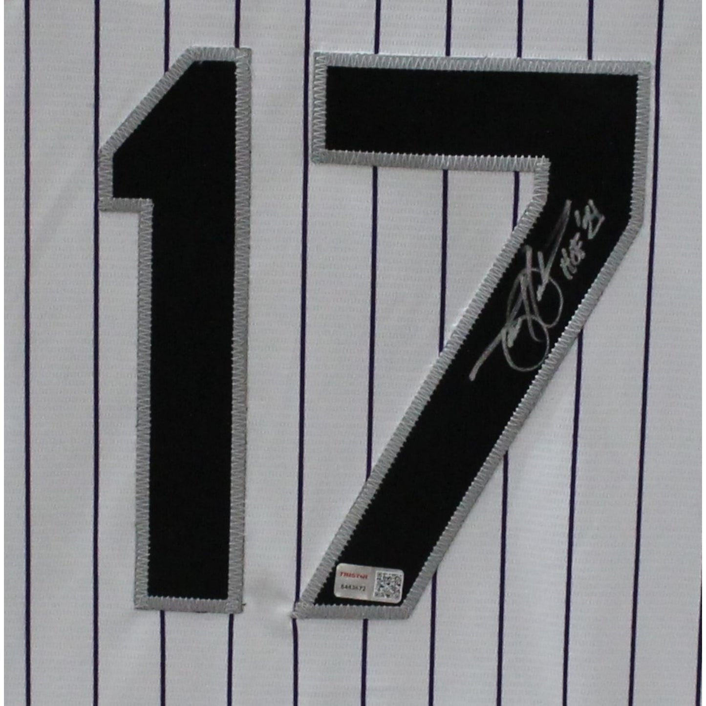 Todd Helton Autographed Colorado Rockies Nike Jersey HOF Inscription