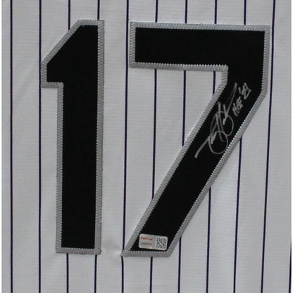 Todd Helton Autographed Colorado Rockies Nike Jersey HOF Inscription