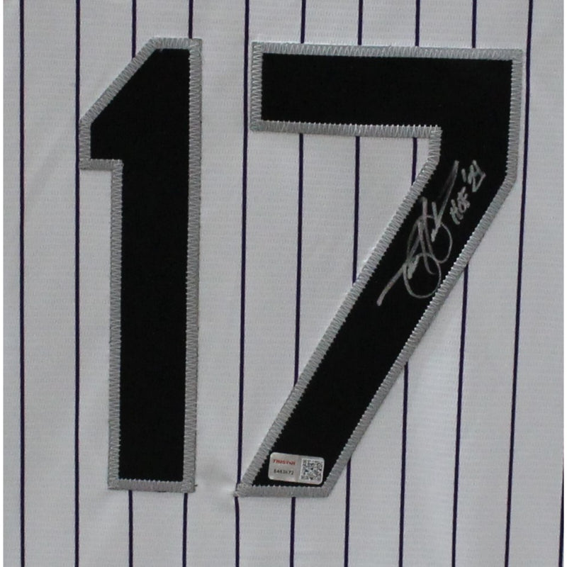 Todd Helton Autographed Colorado Rockies Nike Jersey HOF Inscription