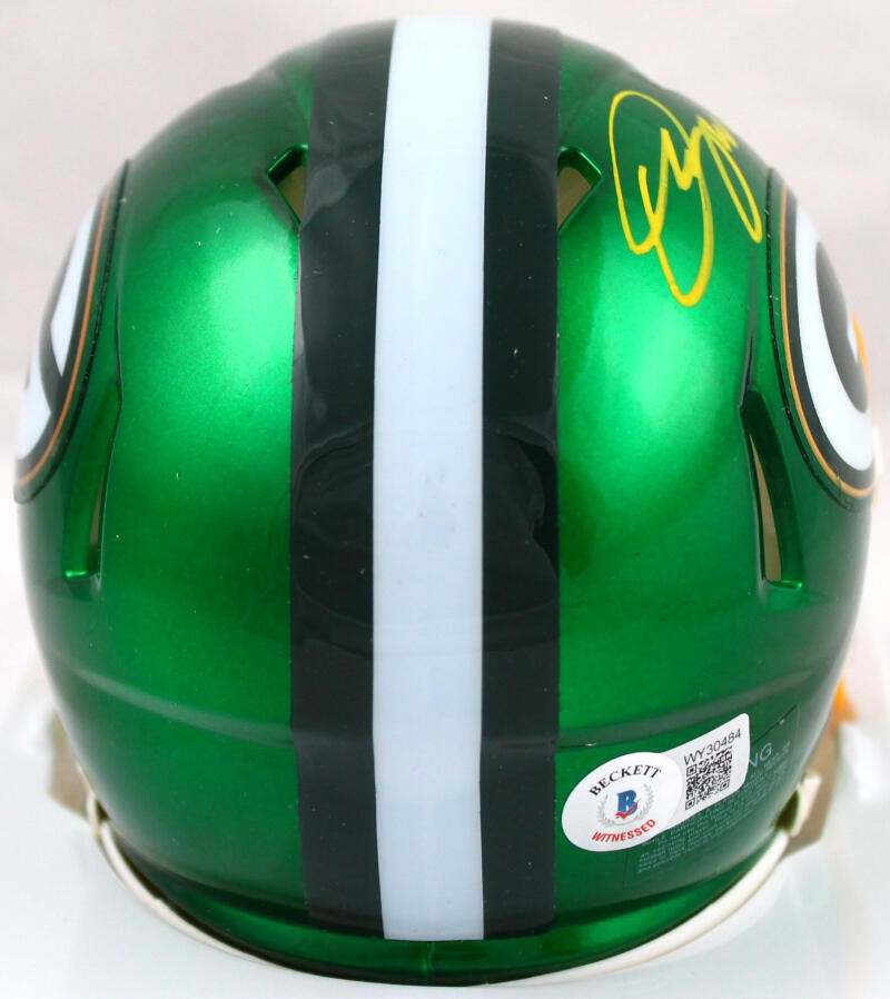 Quay Walker Signed Green Bay Packers Flash Speed Mini Helmet