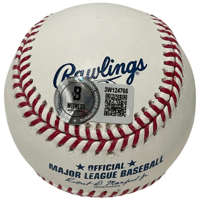 Darold Knowles Signed MLB Baseball with 1973 World Series Inscriptions