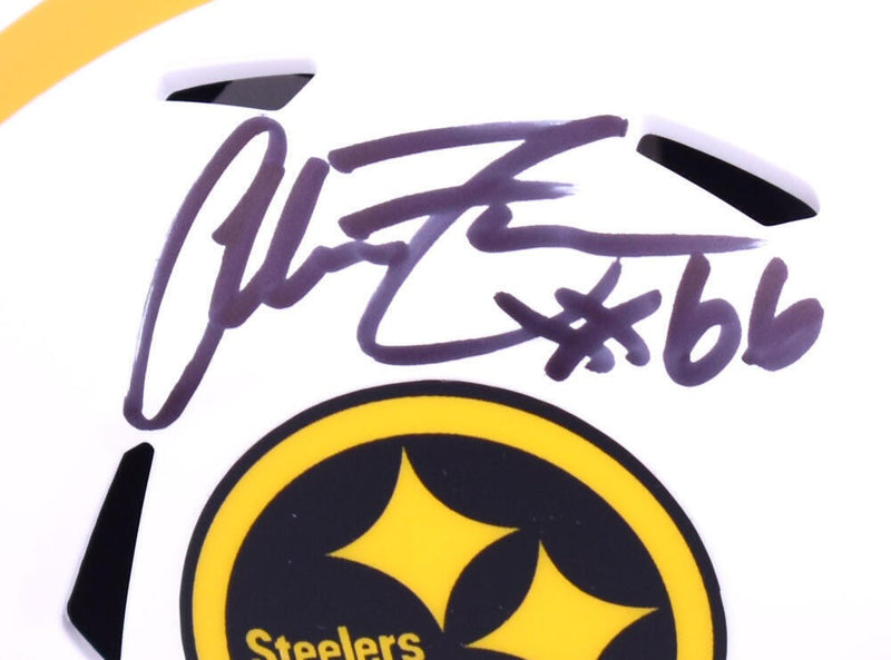 Alan Faneca Autographed Pittsburgh Steelers Lunar Speed Mini Helmet