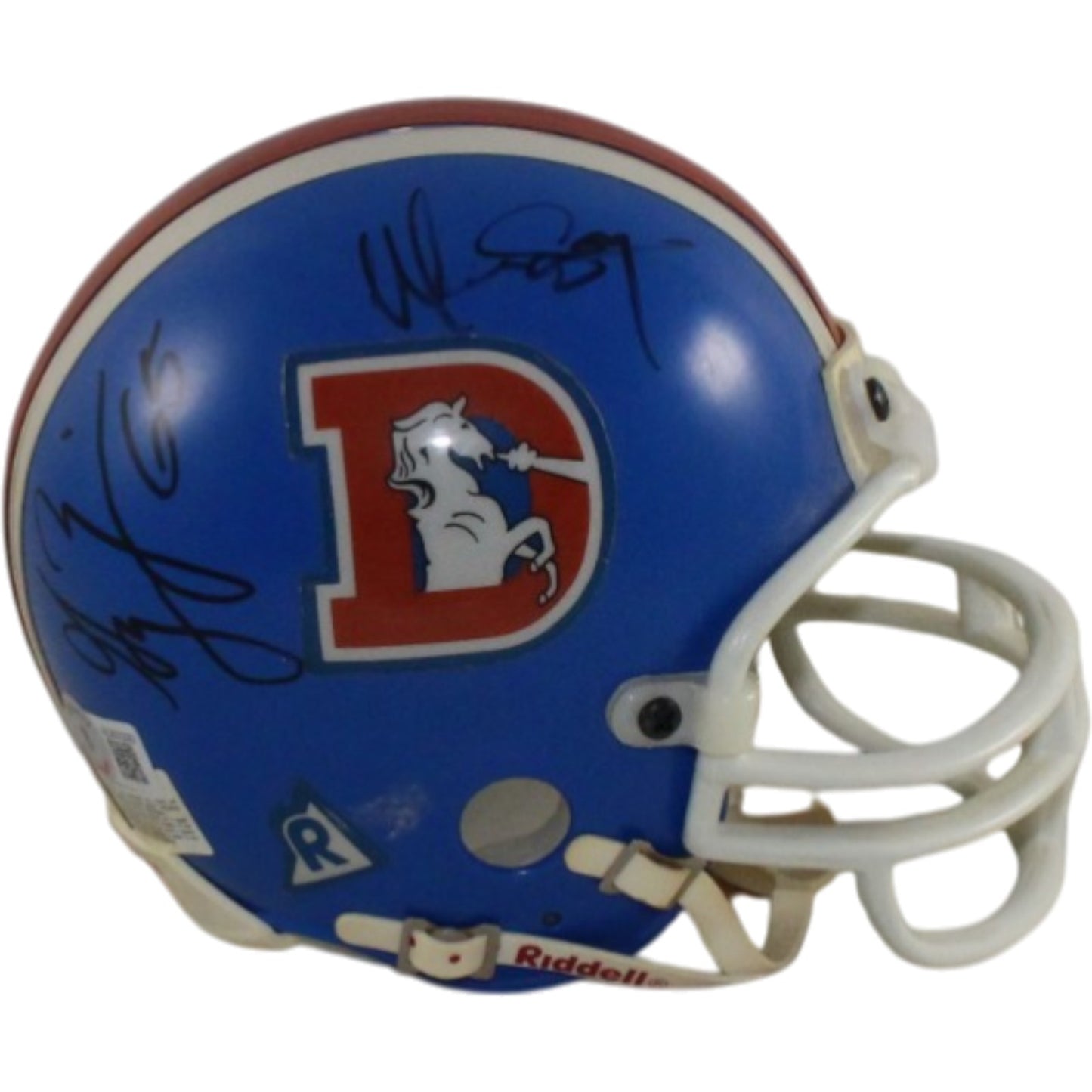 Gary Zimmerman, Tom Nalen & 1997 Broncos OL Multi-Signed Mini Helmet