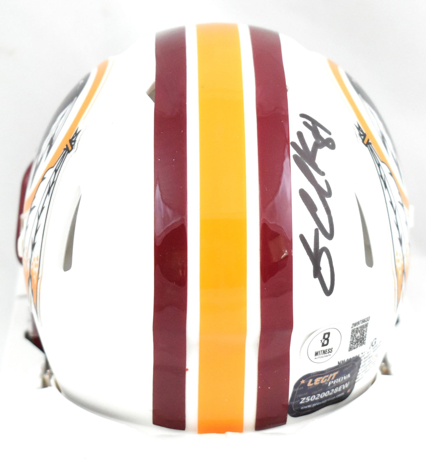 Gary Clark Signed Washington Redskins Flat White Mini Helmet