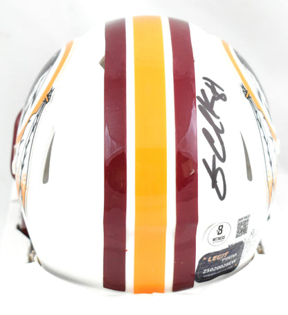 Gary Clark Signed Washington Redskins Flat White Mini Helmet