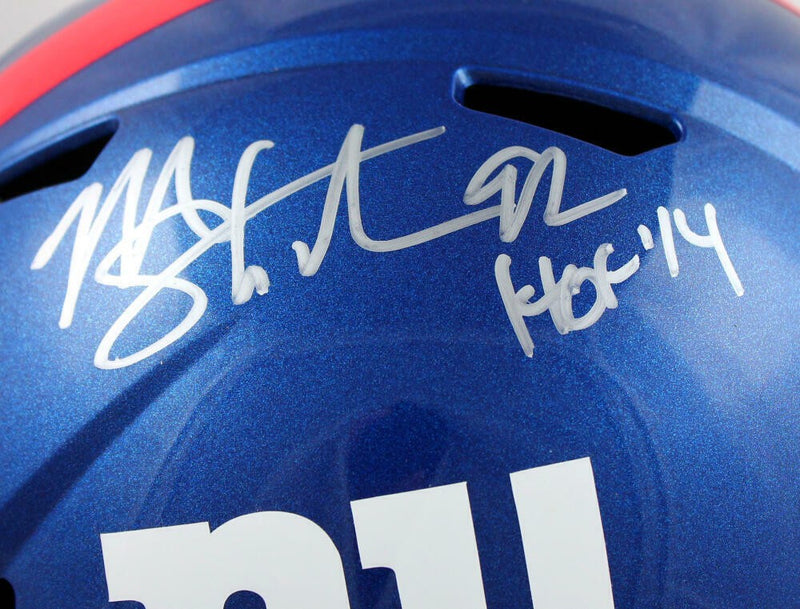 Michael Strahan Signed New York Giants Full Size Speed Helmet HOF Inscribed