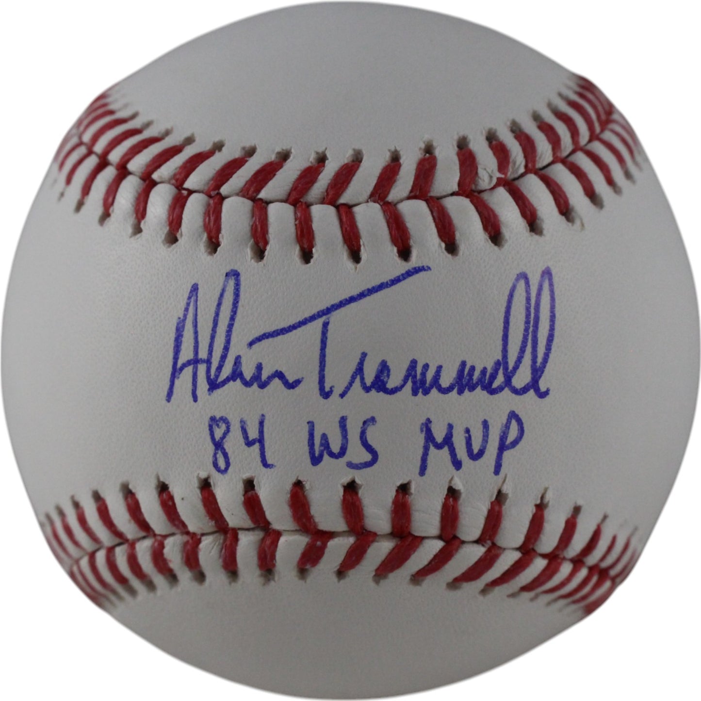 Alan Trammell Signed Detroit Tigers Official MLB Baseball 1984 WS MVP (BAS)