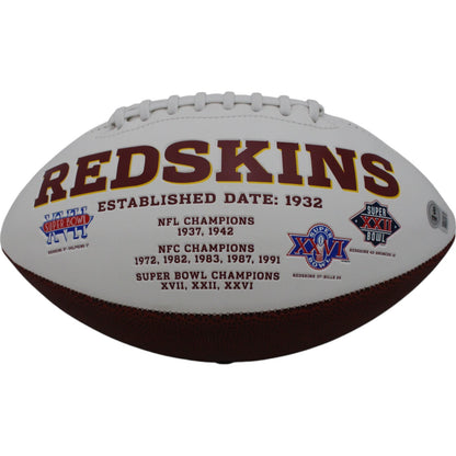 Chris Samuels Autographed Washington Redskins Logo Football (HTTR)