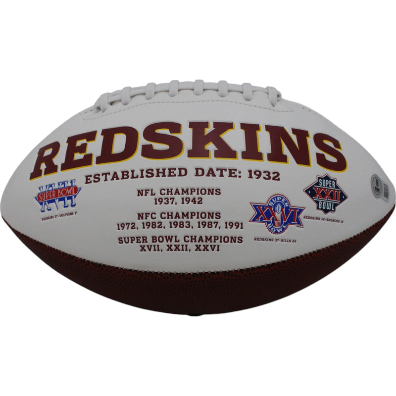 Chris Samuels Autographed Washington Redskins Logo Football (HTTR)