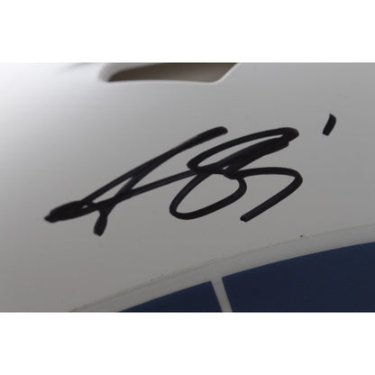 AJ Brown Autographed New England Patriots Full Size Rivalries Helmet