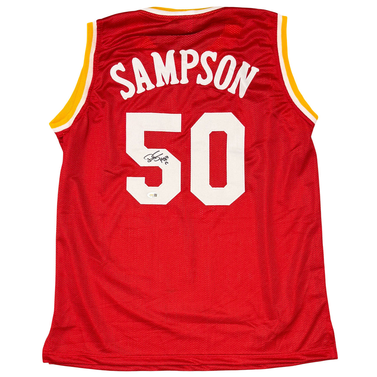 Ralph Sampson Signed Houston Rockets Custom Jersey (HOF 12)