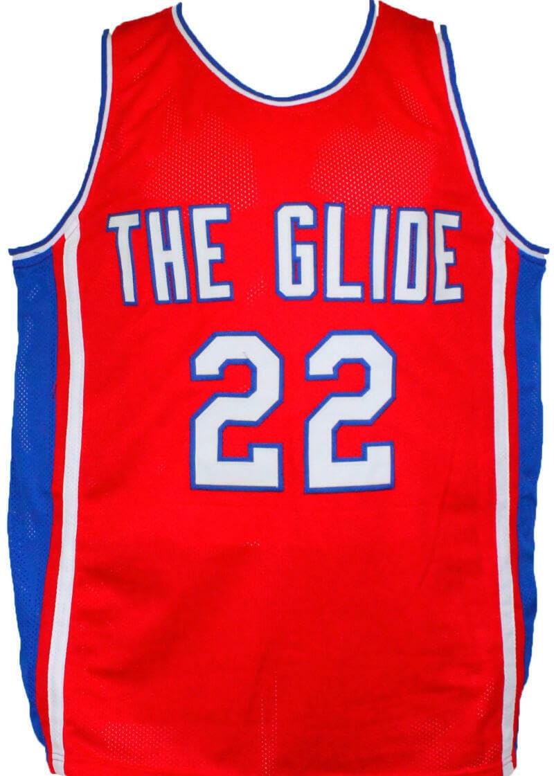 Clyde Drexler Signed Red College Style Basketball Jersey
