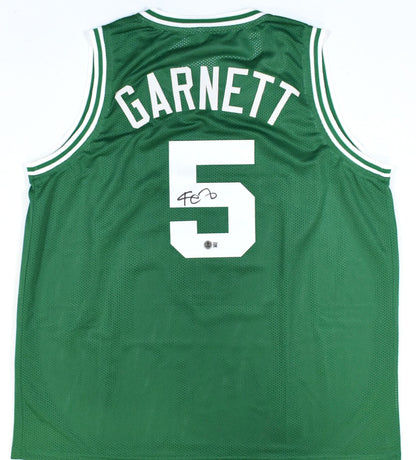 Kevin Garnett Autographed Boston Celtics Custom Green Jersey