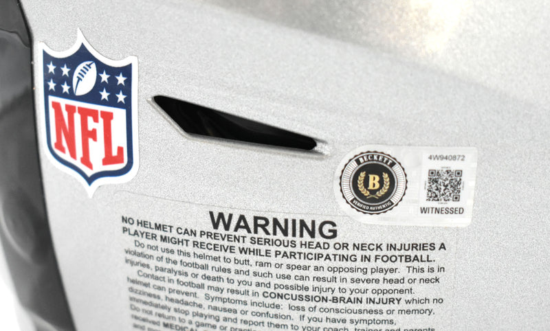 Brock Bowers Signed Las Vegas Raiders Full Size Speedflex Helmet