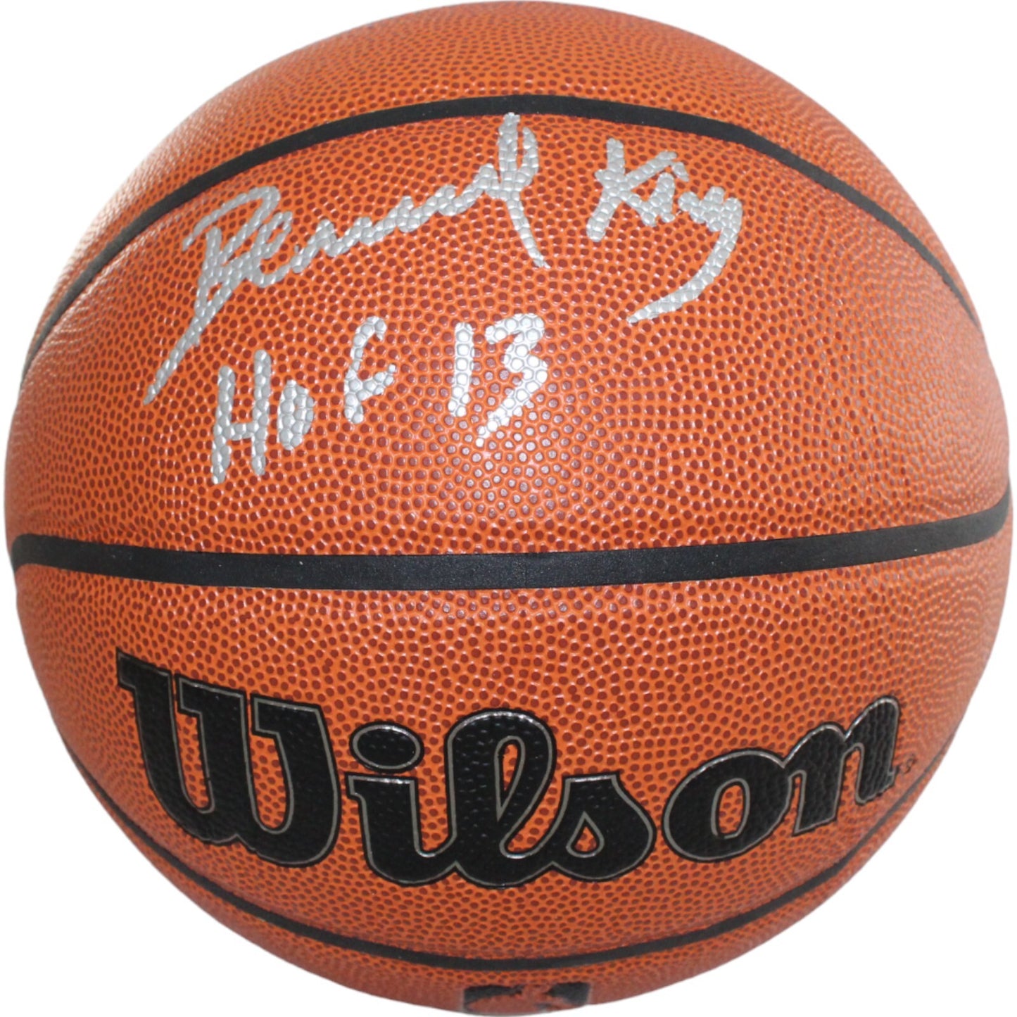 Bernard King Autographed New York Knicks Wilson I/O Basketball