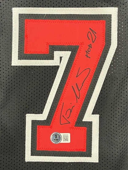 Toni Kukoc Chicago Bulls Signed Custom Jersey (HOF 21) - Beckett