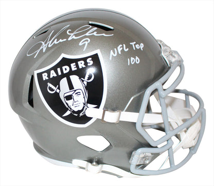 Shane Lechler Signed Las Vegas Raiders Full Size Flash Speed Helmet