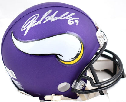 Jared Allen Autographed Minnesota Vikings Mini Helmet - Beckett COA