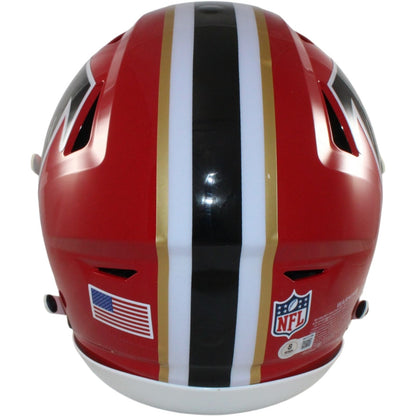 Julio Jones Signed Atlanta Falcons SpeedFlex Throwback Helmet