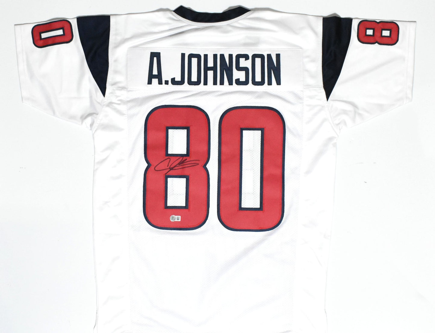 Andre Johnson Autographed Houston Texans Custom White Jersey