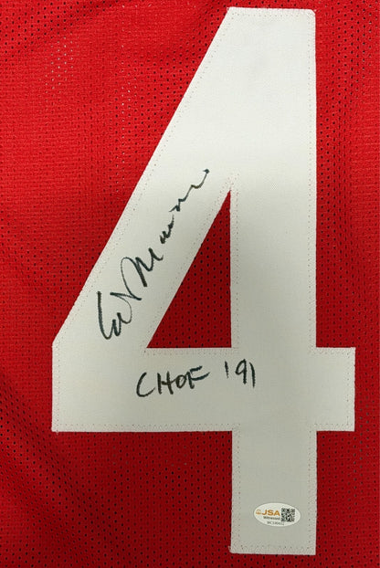 Ed Marinaro Cornell Big Red Autographed Custom Jersey (CHOF 91)