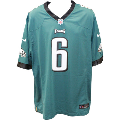 Devonta Smith Philadelphia Eagles Signed Green Nike Jersey