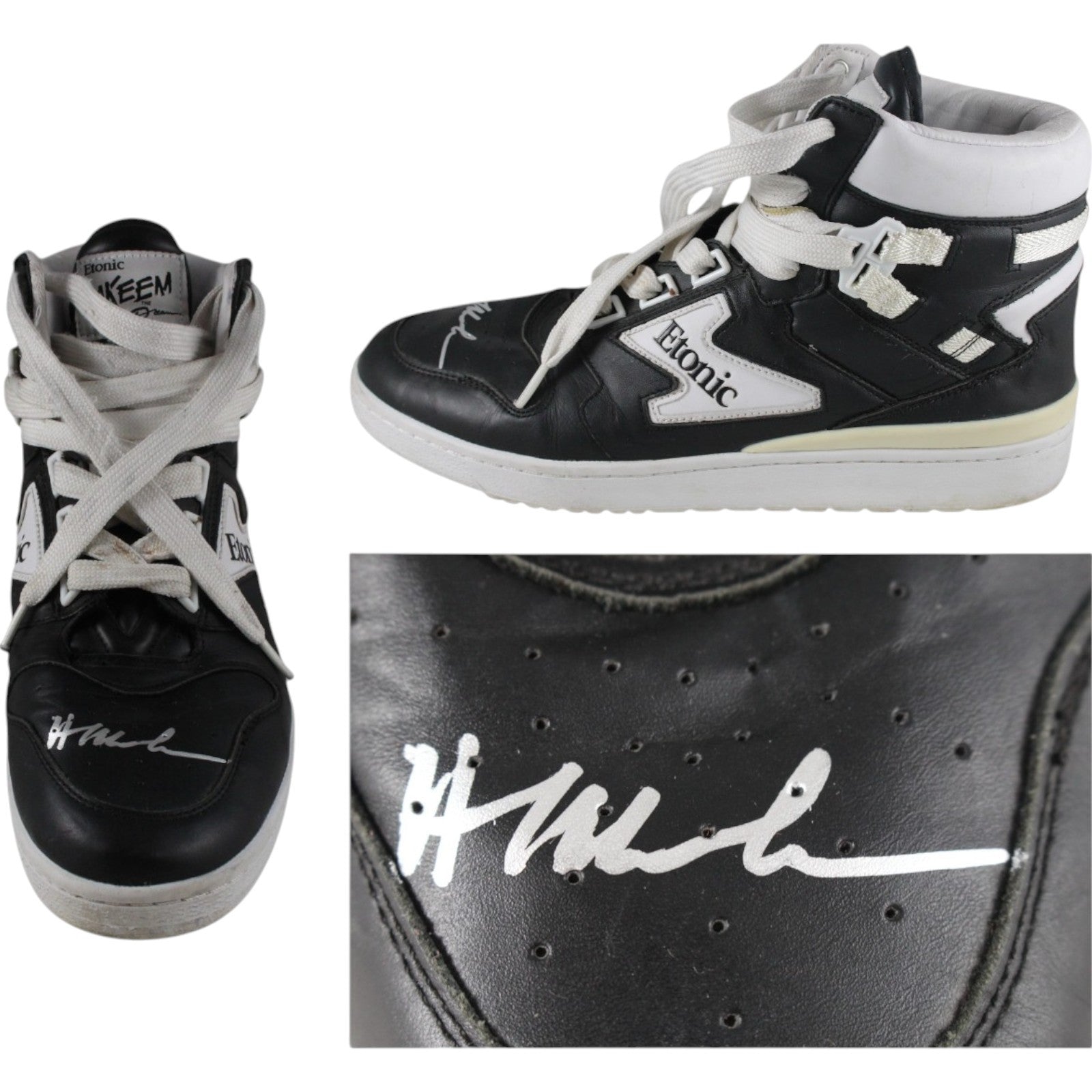 Hakeem Olajuwon Signed Houston Rockets Etonic Shoe (Left) – Ultimate ...