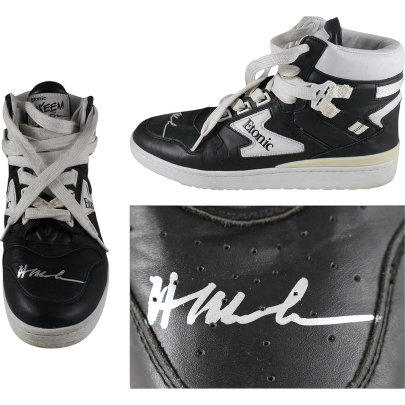 Hakeem Olajuwon Signed Houston Rockets Etonic Shoe (Left)