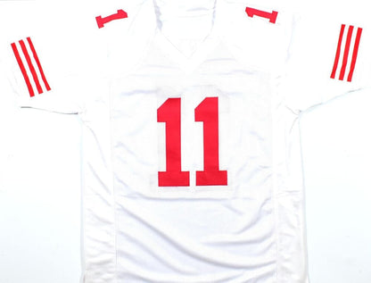 Brandon Aiyuk Autographed San Francisco 49ers White Custom Jersey