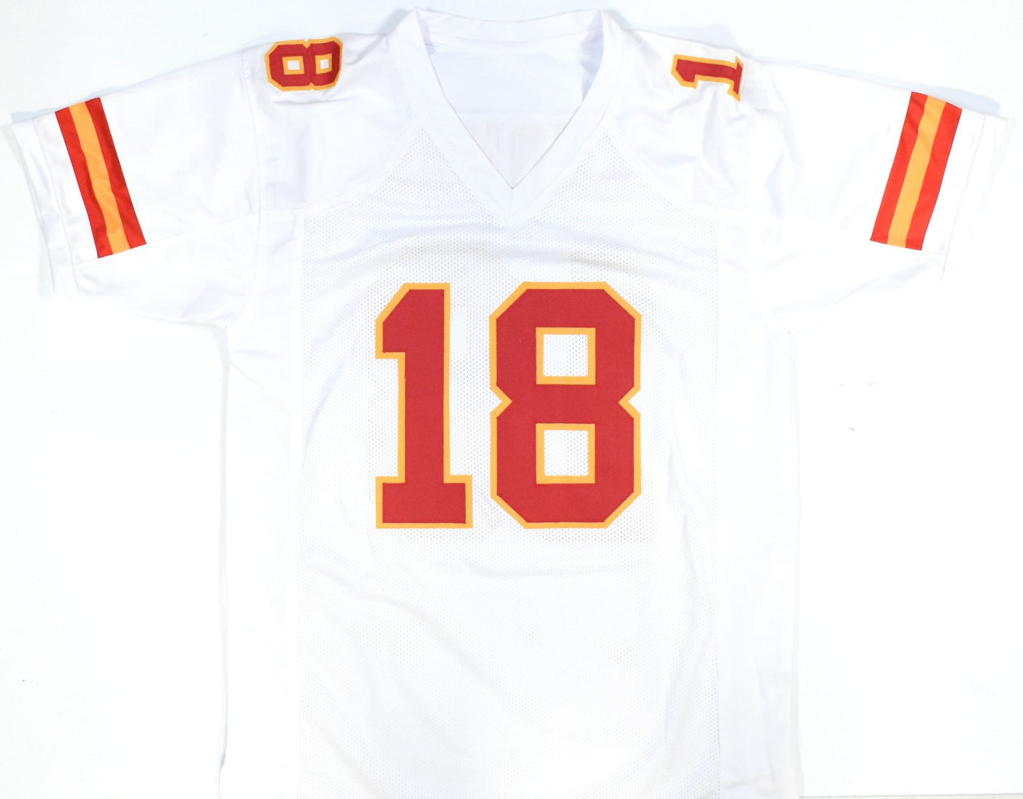 Emmitt Thomas Signed Kansas City Chiefs White Custom Jersey