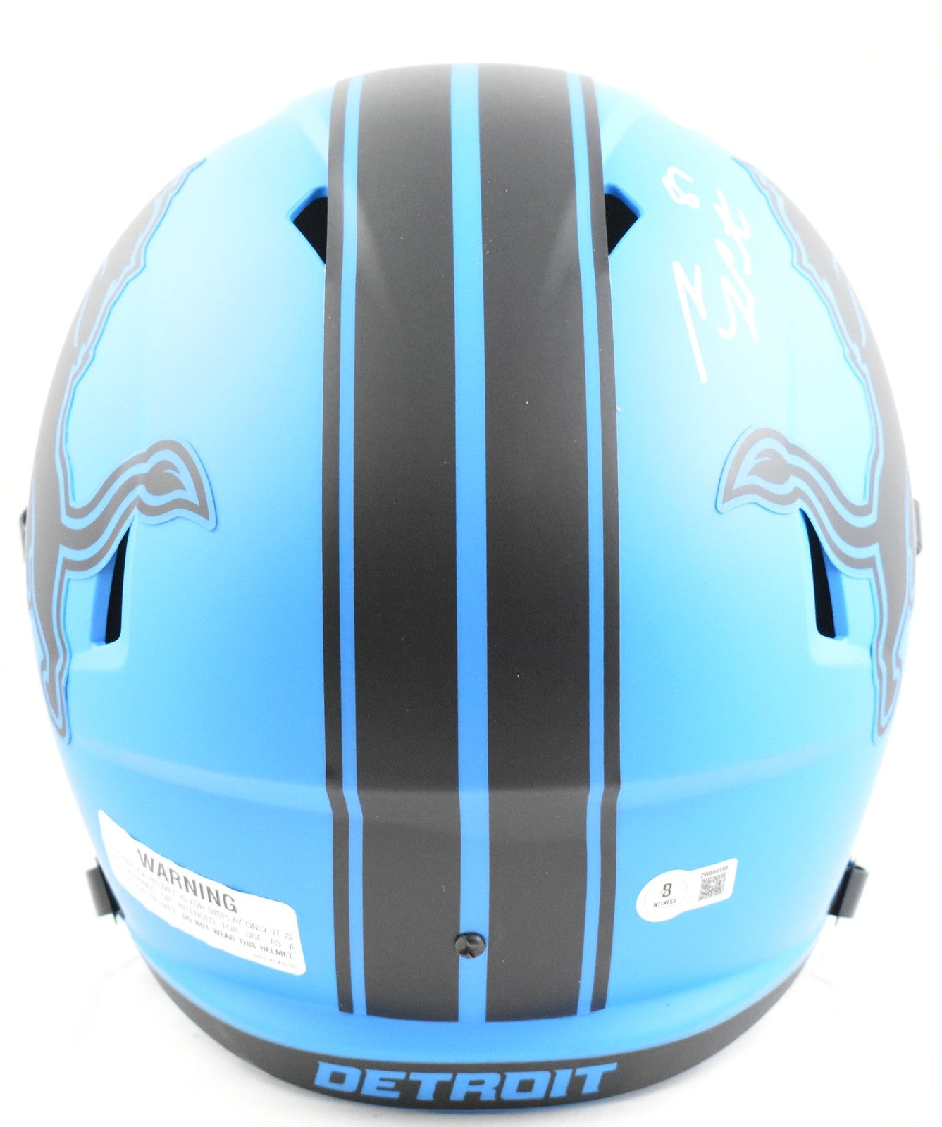 Sam LaPorta Signed Detroit Lions Rave Speed Full Size Helmet