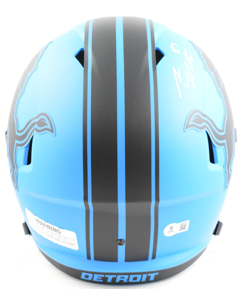 Sam LaPorta Signed Detroit Lions Rave Speed Full Size Helmet
