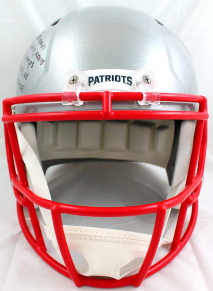 Ty Law Signed New England Patriots Full Size Speed Helmet