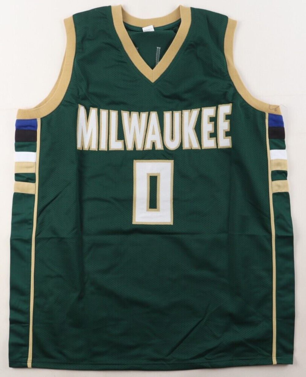 Damian Lillard Signed Milwaukee Bucks Custom Basketball Jersey (Beckett COA)