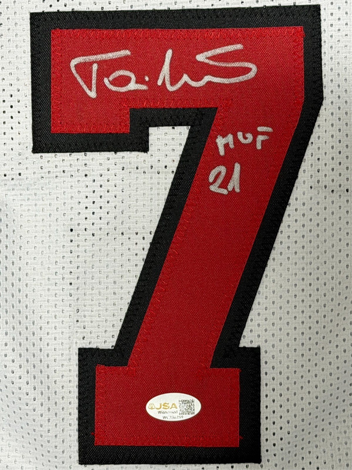 Toni Kukoc Signed Chicago Bulls Custom Jersey (HOF 21 Inscription) JSA