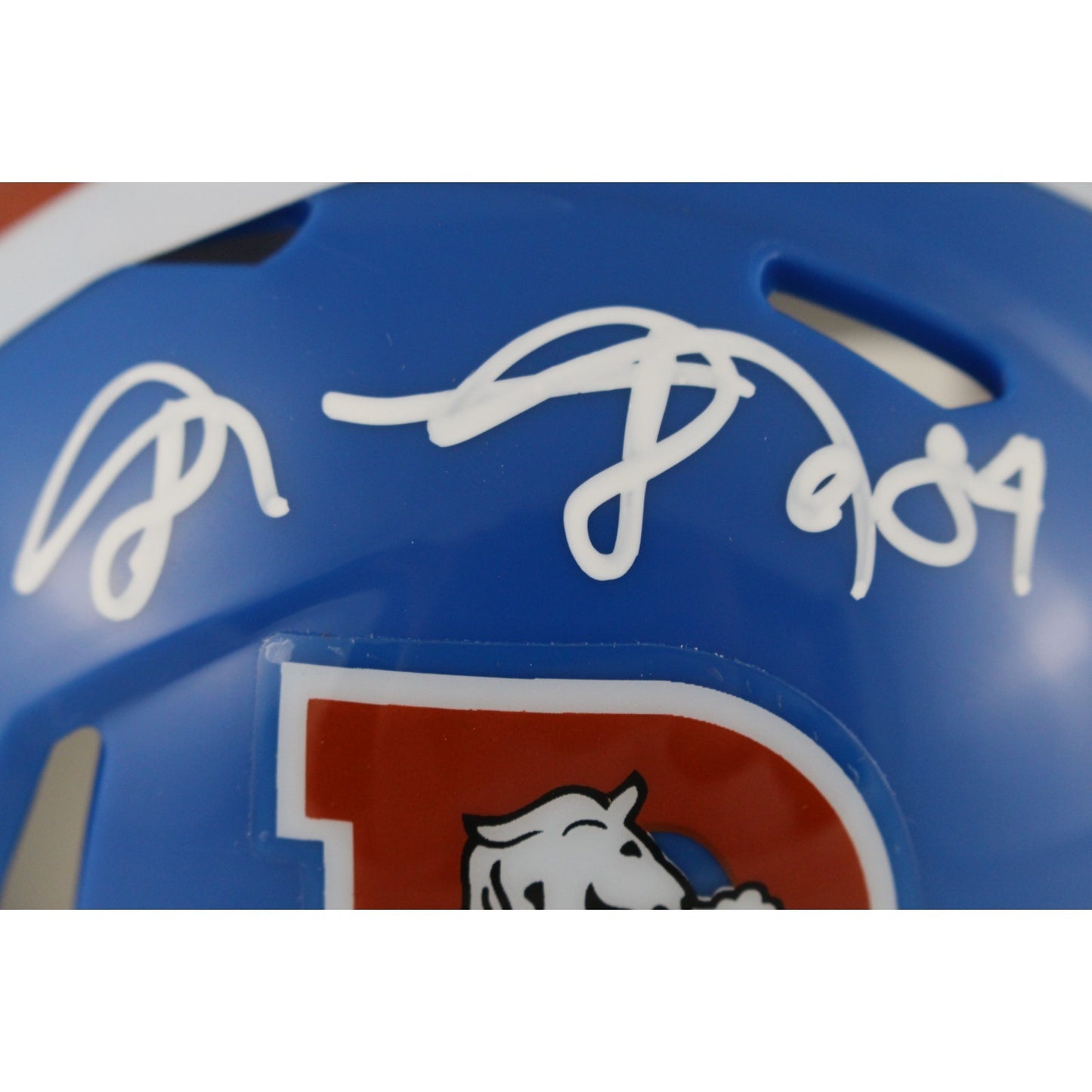 Shannon Sharpe Denver Broncos Throwback 1975-1996 Speed Mini Helmet