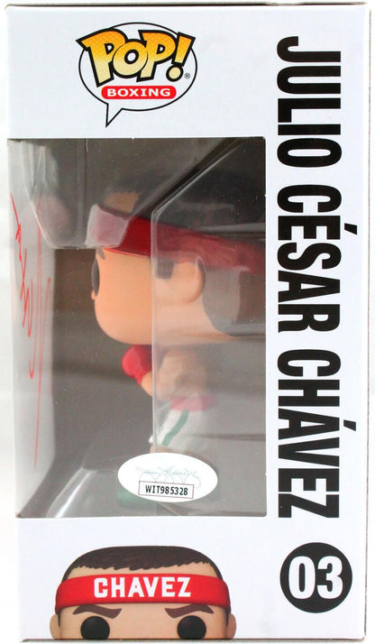 Julio Cesar Chavez Signed Funko Pop Figurine #03