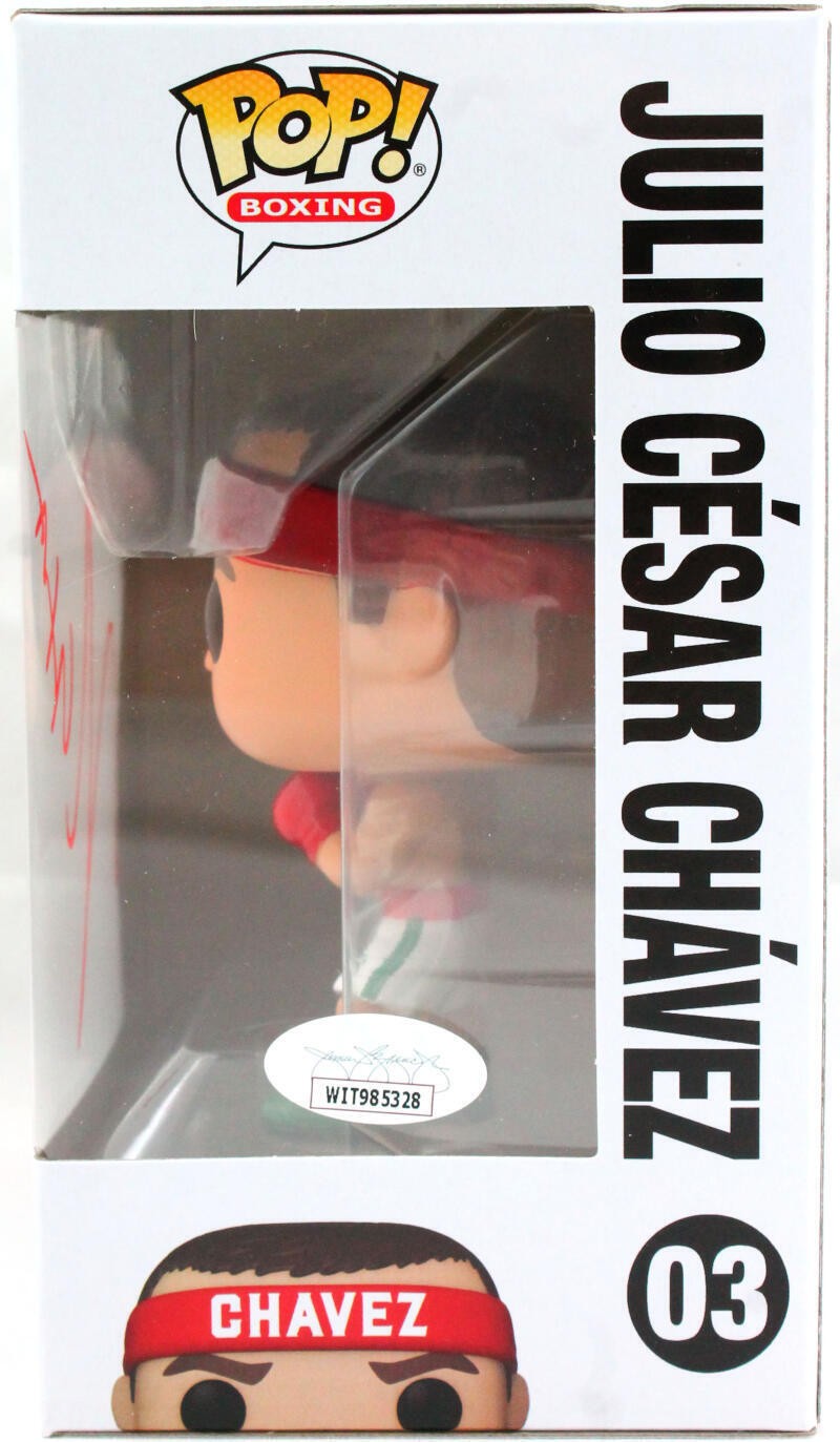 Julio Cesar Chavez Signed Funko Pop Figurine #03