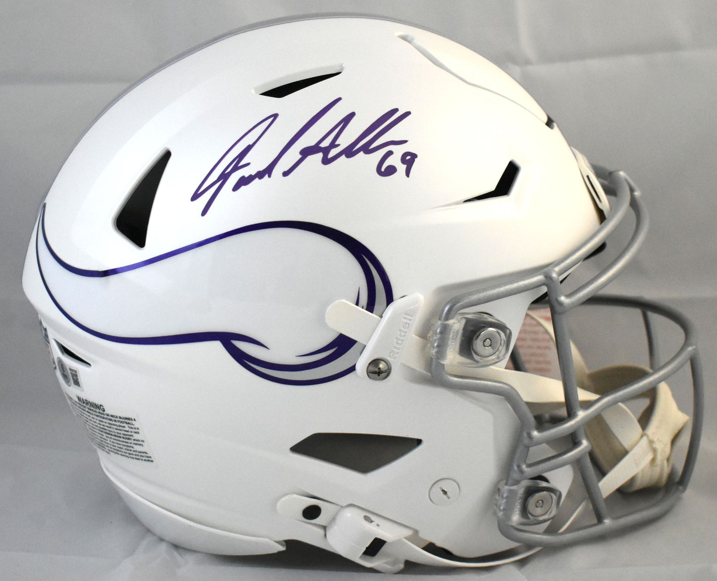 Jared Allen Signed Minnesota Vikings Full Size 2024 Alternate Speedflex Helmet
