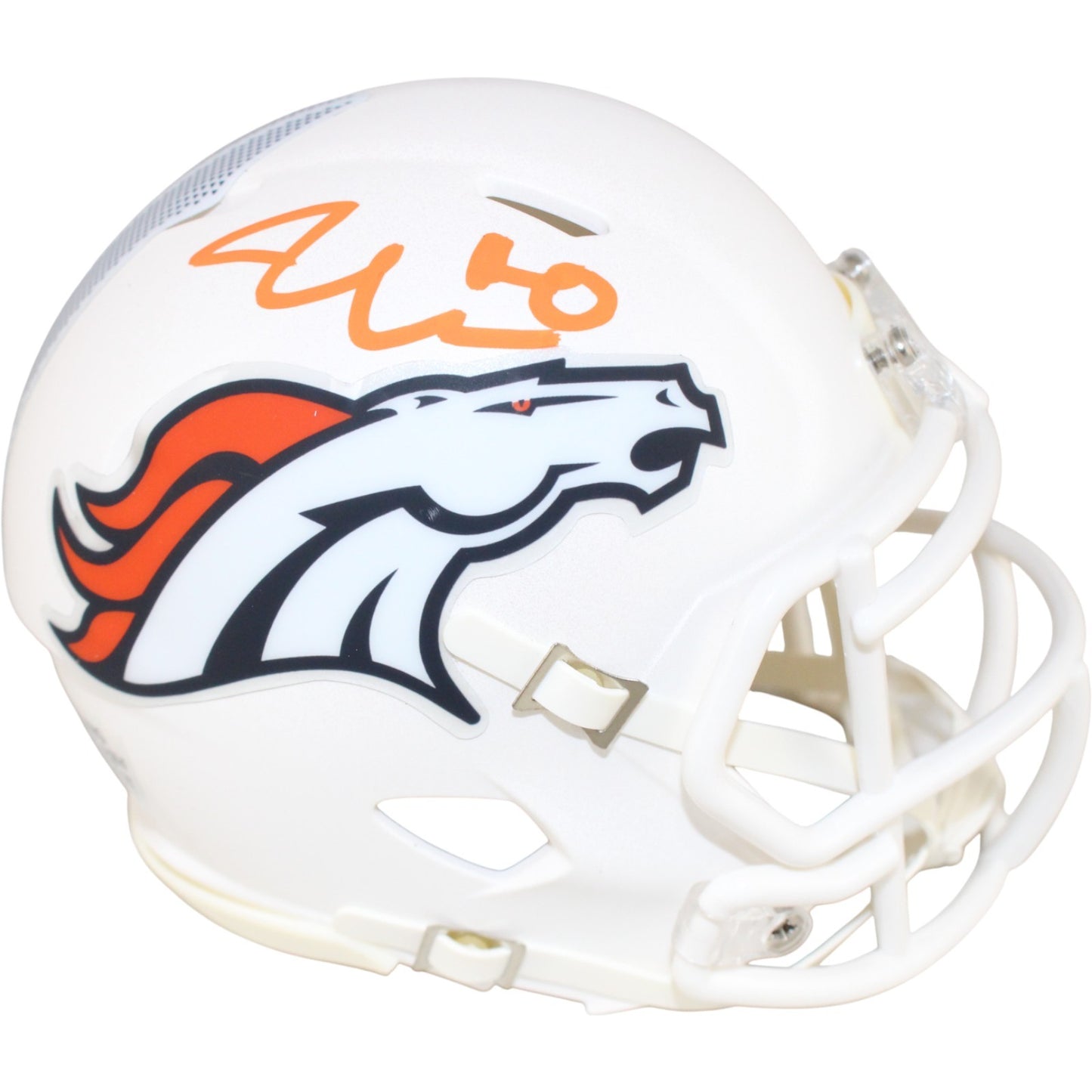 Jonathon Cooper Denver Broncos Autographed 2024 Alternate Mini Helmet
