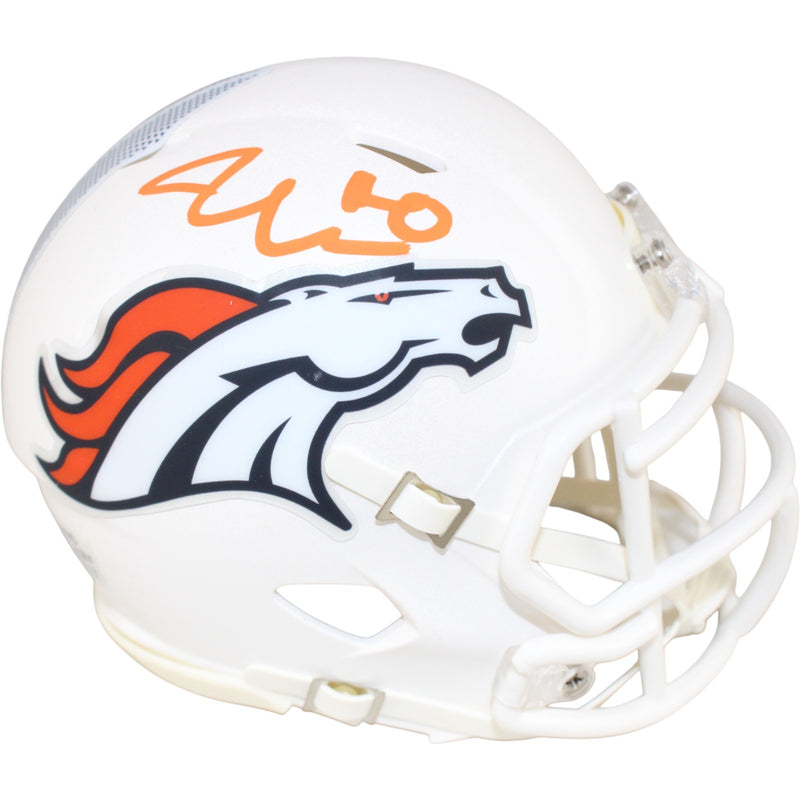 Jonathon Cooper Denver Broncos Autographed 2024 Alternate Mini Helmet