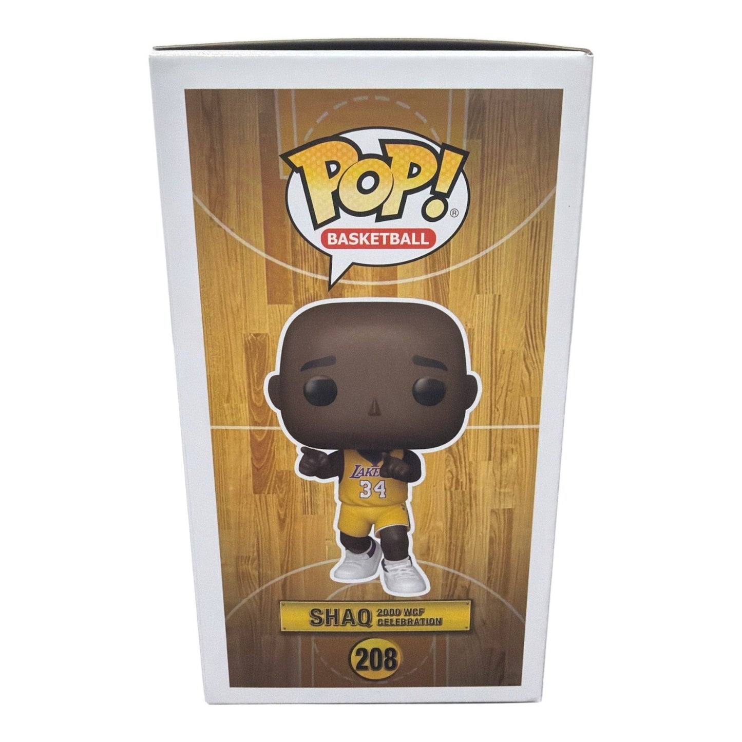 Shaquille O'Neal Signed Lakers 2000 WCF Celebration Funko Pop #208