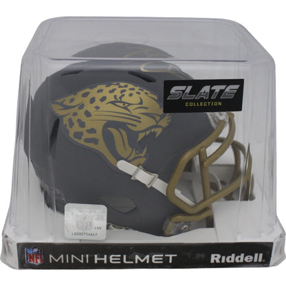 Trevor Lawrence Jacksonville Jaguars Autographed Slate Mini Helmet