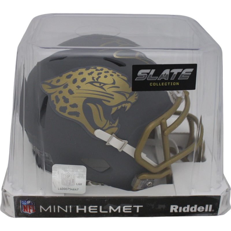 Trevor Lawrence Jacksonville Jaguars Autographed Slate Mini Helmet