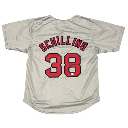 Curt Schilling Signed Boston Red Sox Custom Jersey