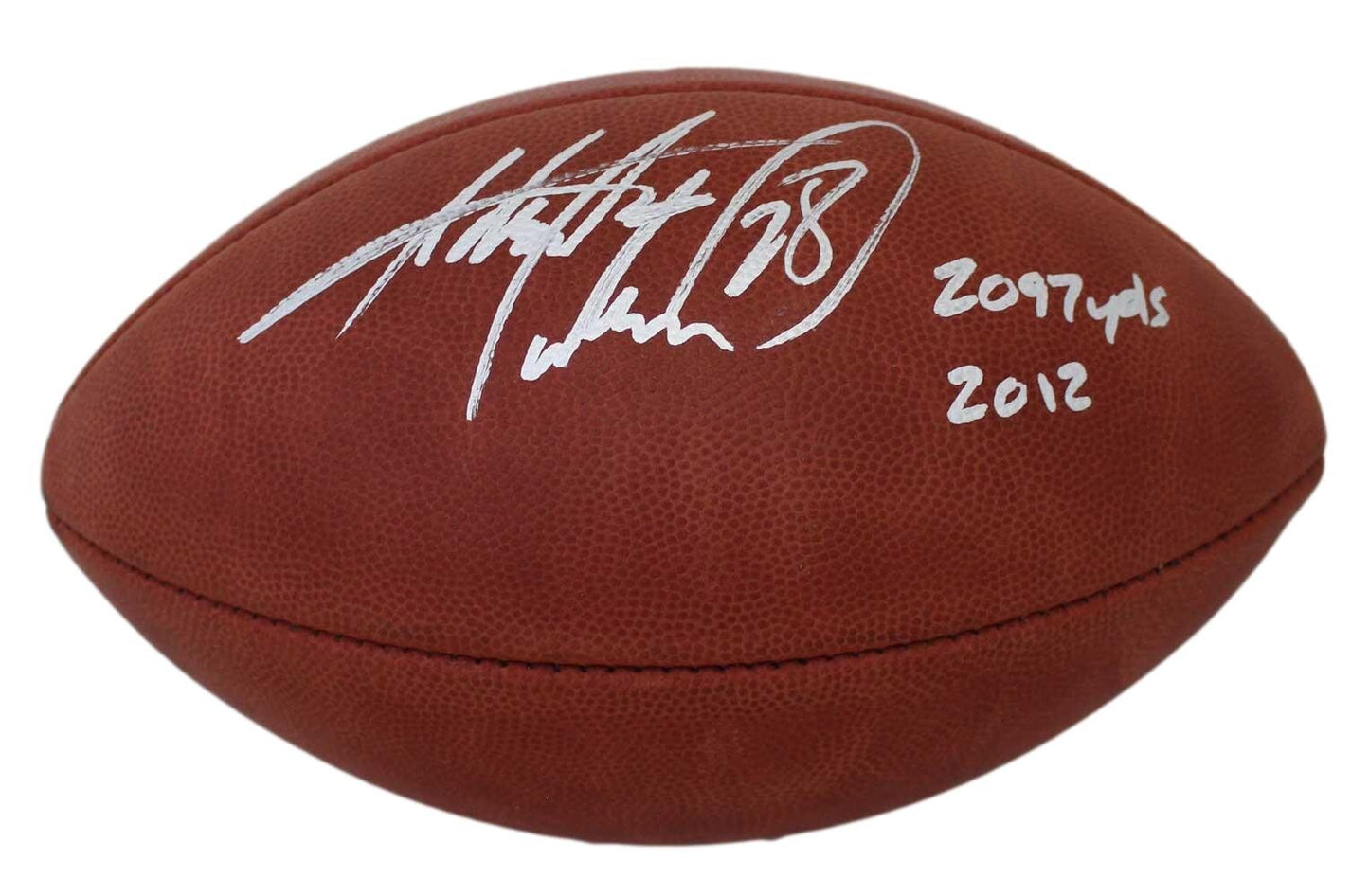 Adrian Peterson Signed Minnesota Vikings Official NFL Football (2097 Yds)