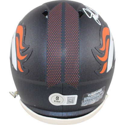 John Elway Denver Broncos Autographed Speed Mini Helmet (Beckett)
