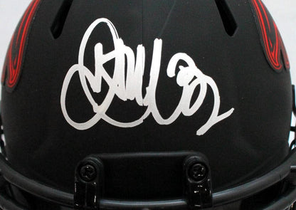 Jamal Anderson Signed Atlanta Falcons Eclipse Speed Mini Helmet
