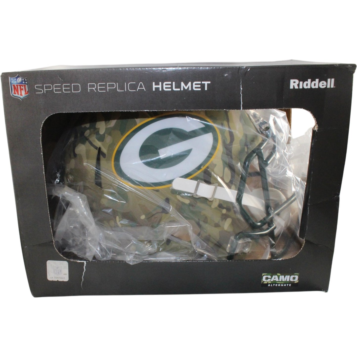 Jordan Love Signed Green Bay Packers Full Size Camo Helmet