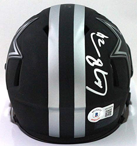 Larry Brown Signed Dallas Cowboys Eclipse Mini Helmet SB MVP